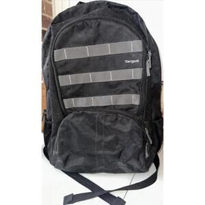 Targus Laptop Backpack Case Black School College Career Heavy duty Multiuse EUC